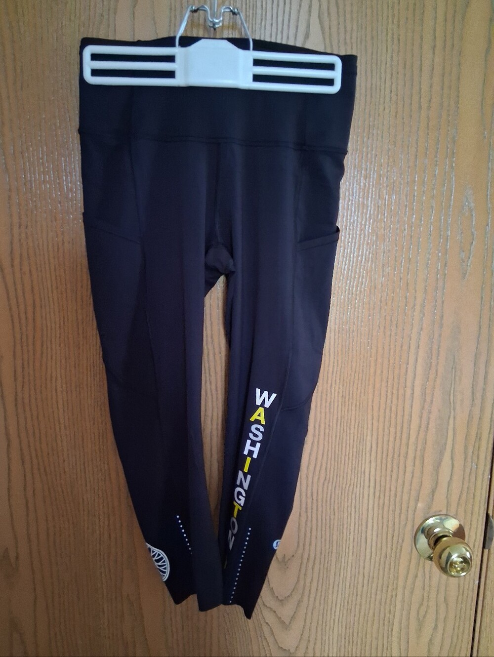 lululemon athletica women's Athletic Leggings with Yellow Accent